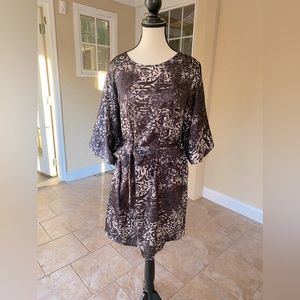 Satin midi dress